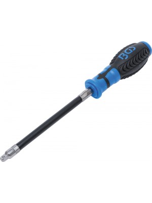BGS 7825 Schraubendreher mit flexiblem Rundgriff | Außenvierkant 6,3 mm (1/4"")