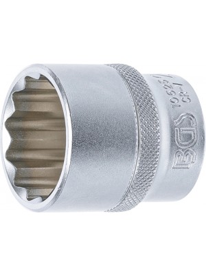 BGS 10625 Steckschlüssel-Einsatz Zwölfkant | Antrieb Innenvierkant 12,5 mm (1/2"") | SW 28 mm