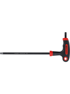 BGS 7880-T45 Schraubendreher mit T-Griff und seitlicher Klinge | T-Profil (für Torx) mit/ohne Bohrung T45