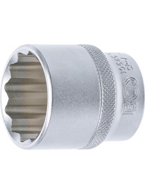 BGS 10646 Steckschlüssel-Einsatz Zwölfkant | Antrieb Innenvierkant 12,5 mm (1/2"") | SW 30 mm