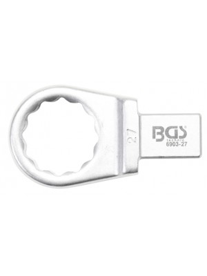 BGS 6903-27 Einsteck-Ringschlüssel | 27 mm | Aufnahme 14 x 18 mm