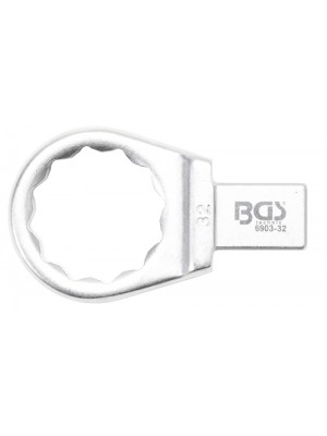 BGS 6903-32 Einsteck-Ringschlüssel | 32 mm | Aufnahme 14 x 18 mm