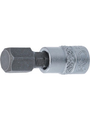 BGS 2161-10 Bit-Einsatz | Antrieb Innenvierkant 6,3 mm (1/4"") | Innensechskant 10 mm
