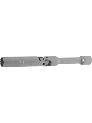 BGS 2987 Zündkerzen-Gelenkeinsatz Zwölfkant, extra lang | Antrieb Innenvierkant 10 mm (3/8"") | SW 14 mm