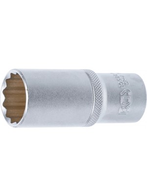 BGS 10688 Steckschlüssel-Einsatz Zwölfkant, tief | Antrieb Innenvierkant 12,5 mm (1/2"") | SW 24 mm