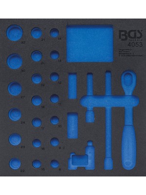 BGS 4053-1 Werkstattwageneinlage 2/3 | leer | für Art. 4053