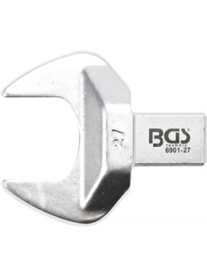 BGS 6901-27 Einsteck-Maulschlüssel | 27 mm | Aufnahme 14 x 18 mm