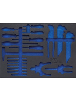 BGS 4038-1 Werkstattwageneinlage 3/3 | leer | für Art. 4038