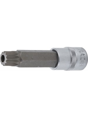 BGS 4357 Bit-Einsatz | Länge 100 mm | Antrieb Innenvierkant 12,5 mm (1/2"") | Innenvielzahn (für XZN) mit Bohrung M16