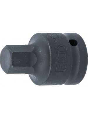 BGS 5054-17 Kraft-Bit-Einsatz | Länge 55 mm | Antrieb Innenvierkant 20 mm (3/4"") | Innensechskant 17 mm