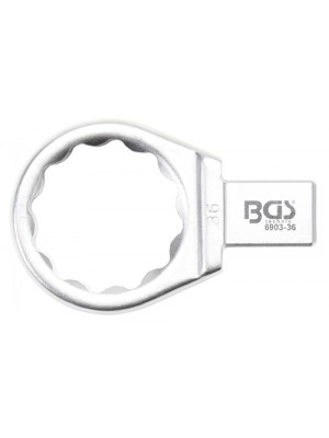 BGS 6903-36 Einsteck-Ringschlüssel | 36 mm | Aufnahme 14 x 18 mm