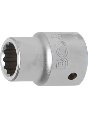 BGS 7419 Steckschlüssel-Einsatz Zwölfkant | Antrieb Innenvierkant 20 mm (3/4"") | SW 19 mm