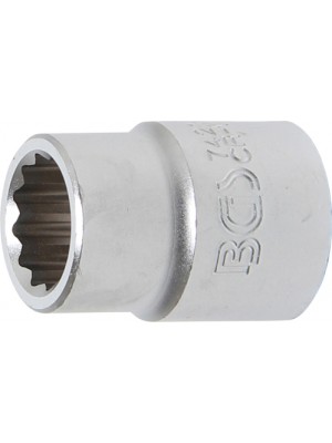 BGS 7421 Steckschlüssel-Einsatz Zwölfkant | Antrieb Innenvierkant 20 mm (3/4"") | SW 21 mm