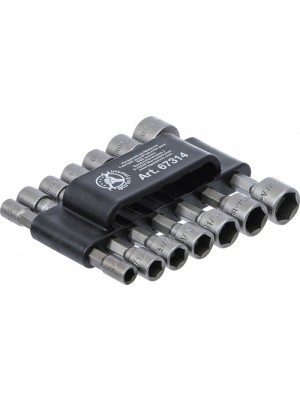 BGS 67314 Steckschlüssel-Bit-Satz | Antrieb Außensechskant 6,3 mm (1/4"") | metrisch + Zoll | 14-tlg.