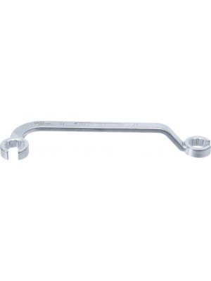 BGS 8291 Doppel-Ringschlüssel, offen | für Diesel-Einspritzleitungen | SW 17 mm