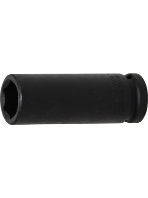 BGS 7218 Kraft-Steckschlüssel-Einsatz Sechskant, tief | Antrieb Innenvierkant 12,5 mm (1/2"") | SW 18 mm