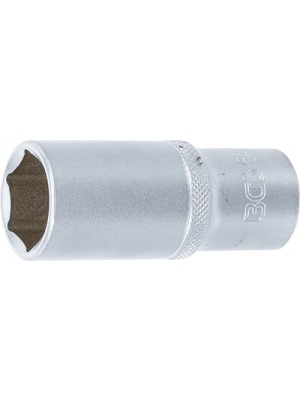BGS 10563 Steckschlüssel-Einsatz Sechskant, tief | Antrieb Innenvierkant 12,5 mm (1/2"") | SW 23 mm