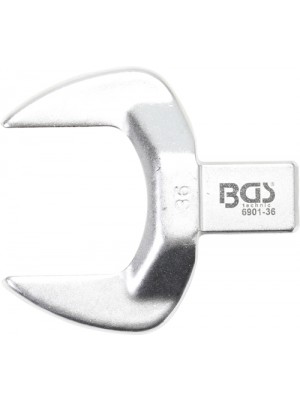 BGS 6901-36 Einsteck-Maulschlüssel | 36 mm | Aufnahme 14 x 18 mm