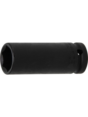 BGS 7221 Kraft-Steckschlüssel-Einsatz Sechskant, tief | Antrieb Innenvierkant 12,5 mm (1/2"") | SW 21 mm