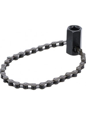 BGS 1020 Universal-Ölfilter-Kettenschlüssel | Antrieb Innenvierkant 12,5 mm (1/2"") | Ø 100 mm