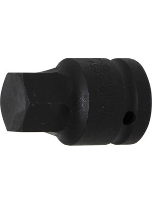 BGS 5054-24 Kraft-Bit-Einsatz | Länge 55 mm | Antrieb Innenvierkant 20 mm (3/4"") | Innensechskant 24 mm