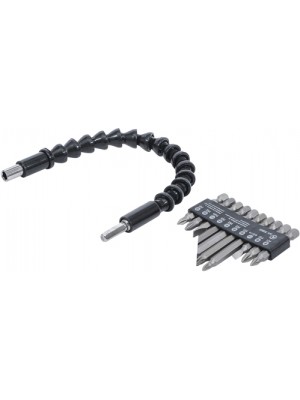 BGS 20804 Bit-Satz mit flexibler Welle | Antrieb Außensechskant 6,3 mm (1/4"") | 11-tlg.