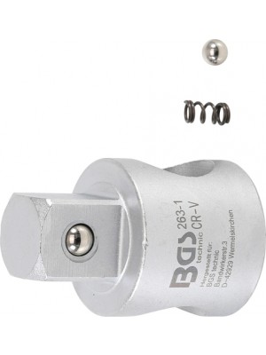 BGS 263-1 Gleitgriff-Adapter für Verlängerungen | Abtrieb Außenvierkant 20 mm (3/4"")