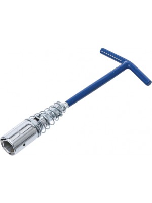 BGS 142 Zündkerzenschlüssel mit T-Griff, Gelenkfeder | Sechskant SW 16 mm / SW 21 mm