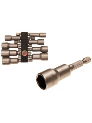 BGS 2758 Steckschlüssel-Einsatz-Satz Sechskant | Antrieb Außensechskant 6,3 mm (1/4"") | SW 6 - 13 mm | 8-tlg.