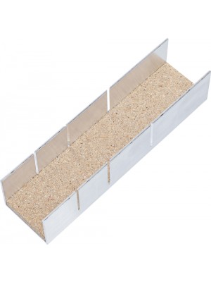 BGS 50860 Aluminium-Gehrungslade | 245 x 65 x 55 mm