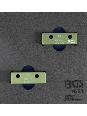 BGS 9266 Werkstattwageneinlage 1/6: Nockenwellen-Arretierwerkzeug-Satz | für Alfa Romeo 2.0l 16V JTS