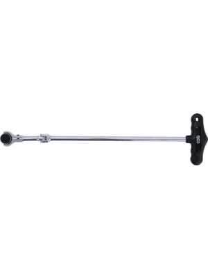BGS 2126 Gelenkknarre mit T-Griff, abwinkelbar | Abtrieb Außenvierkant 6,3 mm (1/4"")