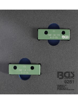 BGS 9261 Werkstattwageneinlage 1/6: Nockenwellen-Arretierwerkzeug-Satz | für Fiat, Lancia 1.8l 115 PS