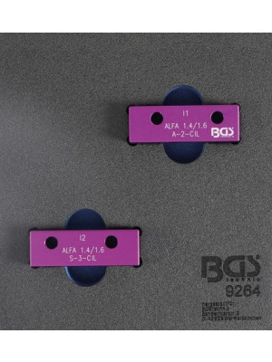BGS 9264 Werkstattwageneinlage 1/6: Nockenwellen-Arretierwerkzeug-Satz | für Alfa Romeo 1.6l 16V