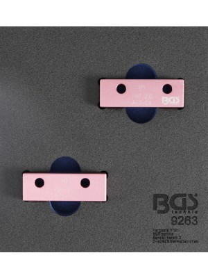 BGS 9263 Werkstattwageneinlage 1/6: Nockenwellen-Arretierwerkzeug-Satz | für Fiat 2.0l 20V
