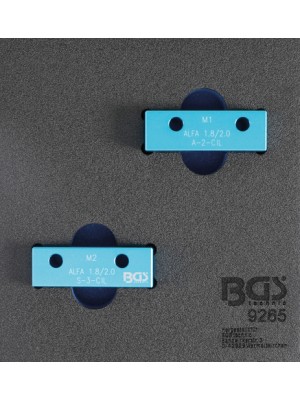 BGS 9265 Werkstattwageneinlage 1/6: Nockenwellen-Arretierwerkzeug-Satz | für Alfa Romeo 1.8l / 2.0l 16V