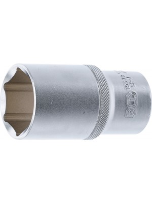 BGS 10572 Steckschlüssel-Einsatz Sechskant, tief | Antrieb Innenvierkant 12,5 mm (1/2"") | SW 32 mm