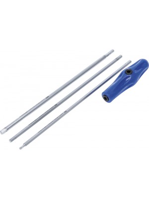 BGS 7840 Spezial-Schraubendreher-Satz | T-Profil (für Torx) | Innensechskant | 4-tlg.