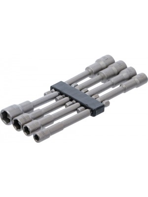 BGS 2759 Steckschlüssel-Einsatz-Satz Sechskant | extra lang | Antrieb Außensechskant 6,3 mm (1/4"") | für Bohrmaschinen | SW 6 - 13 mm | 8-tlg.