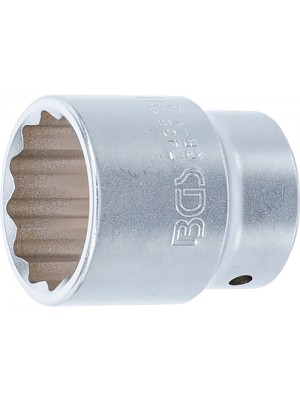 BGS 7438 Steckschlüssel-Einsatz Zwölfkant | Antrieb Innenvierkant 20 mm (3/4"") | SW 38 mm