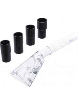 BGS 70152 Saugaufsatz für Druckluft-Reinigungspistole | groß | mit 4 Adaptern | für Art. 70150