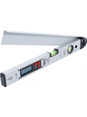 BGS 50440 Digitaler LCD-Winkelmesser mit Wasserwaage | 450 mm