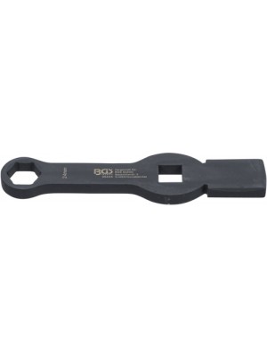 BGS 35344 Schlag-Ringschlüssel | Sechskant | mit 2 Schlagflächen | SW 24 mm
