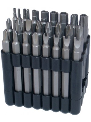 BGS 762 Bit-Satz | lang | Antrieb Außensechskant 6,3 mm (1/4"") | verschiedene Profile | 32-tlg.