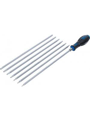 BGS 2325 Schraubendreher-Satz mit Wechselklingen | T-Profil (für Torx) / TS-Profil (für Torx Plus) | 8-tlg.