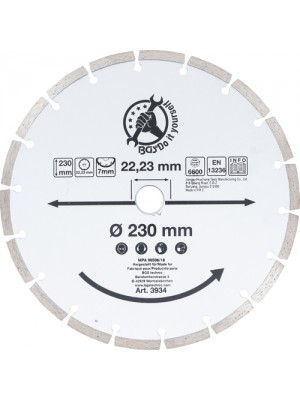 BGS 3934 Segment-Trennscheibe | Ø 230 mm