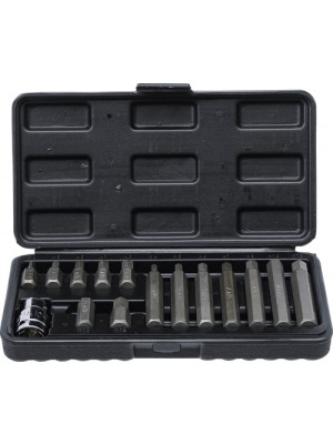 BGS Bit-Satz | Antrieb Außensechskant 10 mm (3/8"") | Innensechskant 15-tlg.