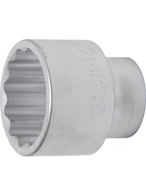 BGS 7450 Steckschlüssel-Einsatz Zwölfkant | Antrieb Innenvierkant 20 mm (3/4"") | SW 50 mm