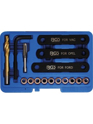 BGS 148 Reparatur-Satz für Bremsgewinde | M9 x 1,25 | 16-tlg.
