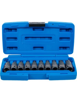 BGS 5097 Kraft-Bit-Einsatz-Satz | Antrieb Innenvierkant 12,5 mm (1/2"") | T-Profil (für Torx) T20 - T70 | 10-tlg.